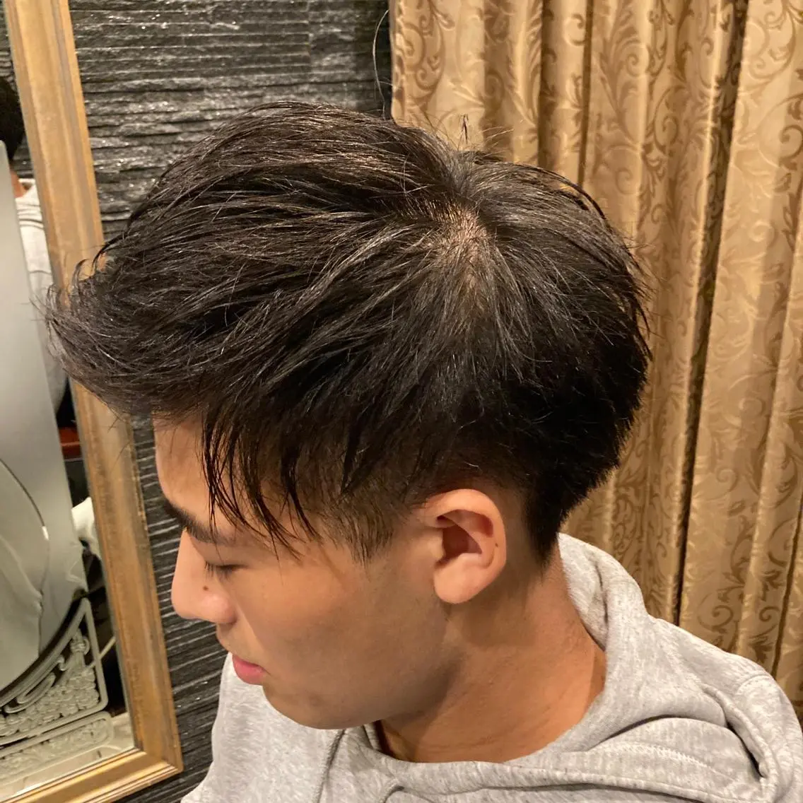 ショート メンズ アップバング 刈り上げ メンズ専門💈中島 太一💈のヘアスタイル