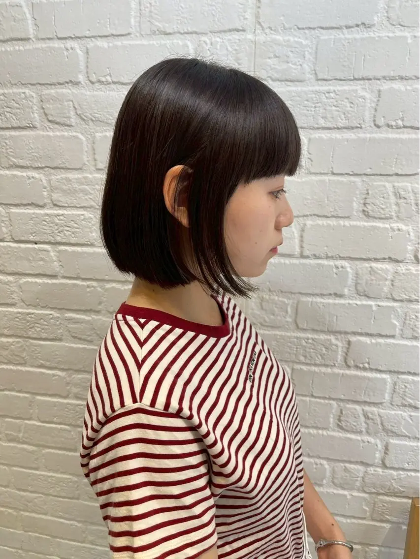 ショート カラー 似合わせボブ/モデル 様募集中！ツムギ🩵のヘアスタイル