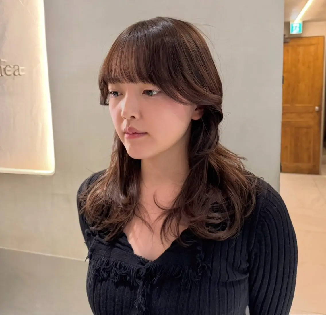 ロング カラー ヘアアレンジ カット トリートメント ヘッドスパ 艶髪/ボブモデル 募集🫧terukaのヘアスタイル