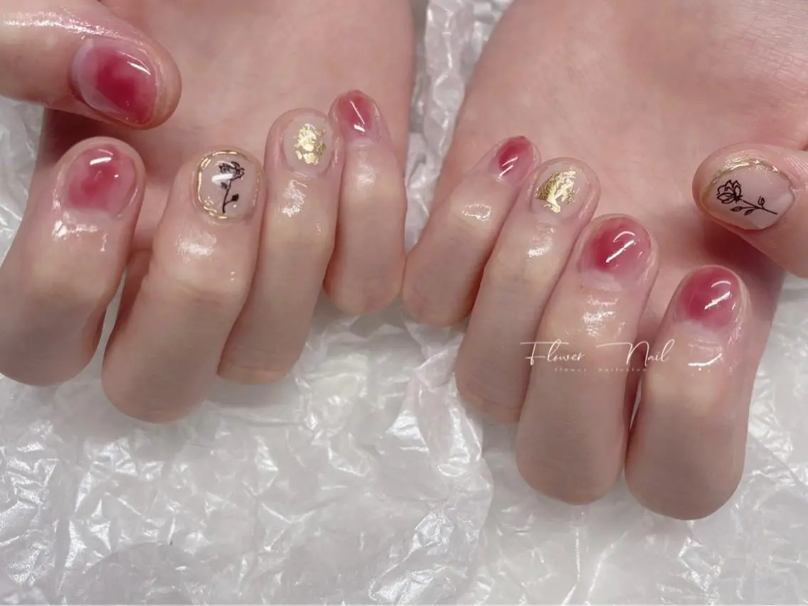 ネイル Flower nailのネイルデザイン