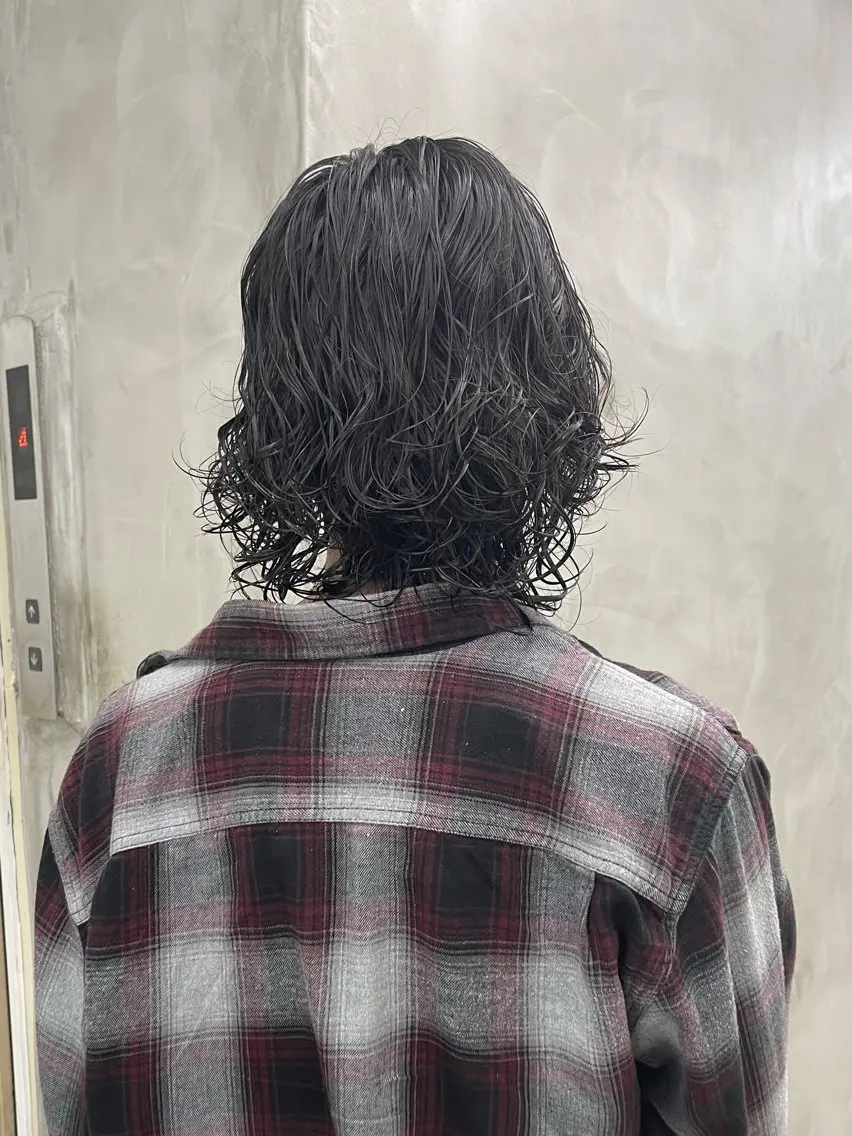 パーマ メンズ メンズパーマ ツイストスパイラルパーマ スパイラルパーマ メンズカット パーマ[佐橋]のヘアスタイル