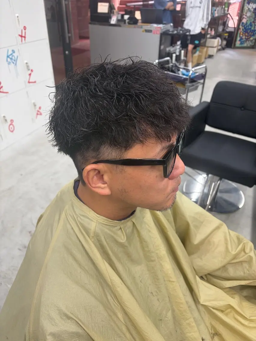 パーマ メンズ パーマ カットモデル募集✂️ 真唯のヘアスタイル
