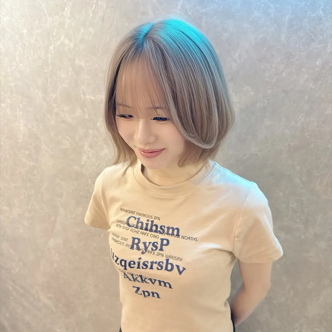 ショート カラー ブリーチ ケアブリーチ ボブ ヘアカラー トリートメント ブリーチの神 KYONのその他イメージ