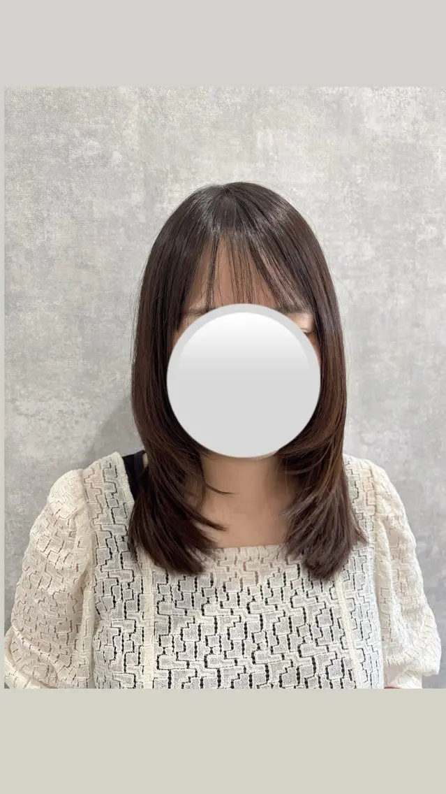 セミロング Rangali Rinのヘアスタイル