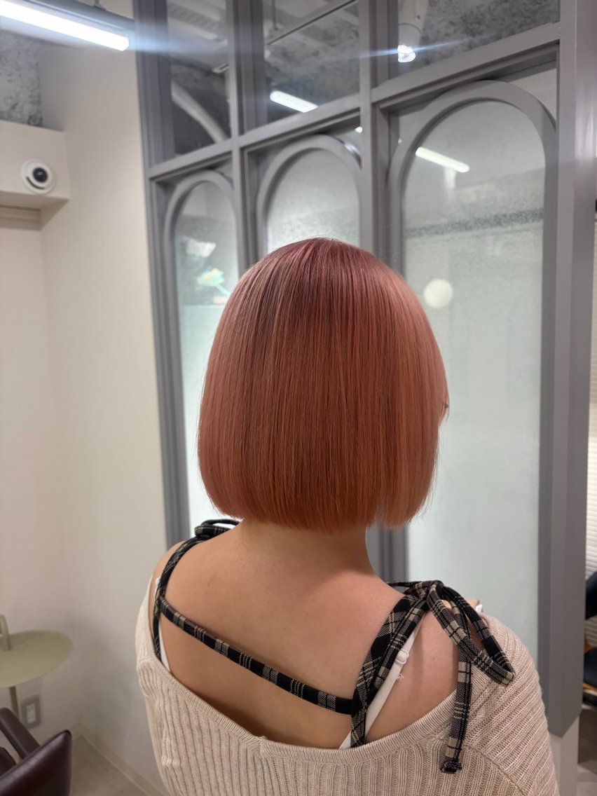 ショート カラー カット ヘアカラー トリートメント ヘッドスパ ヘアセット 盛れる艶カラー× レイヤーカット/咲来のヘアスタイル