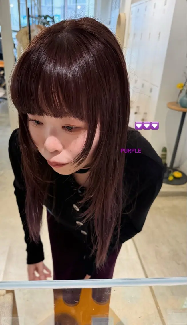 カラー 南部 綾音のヘアスタイル