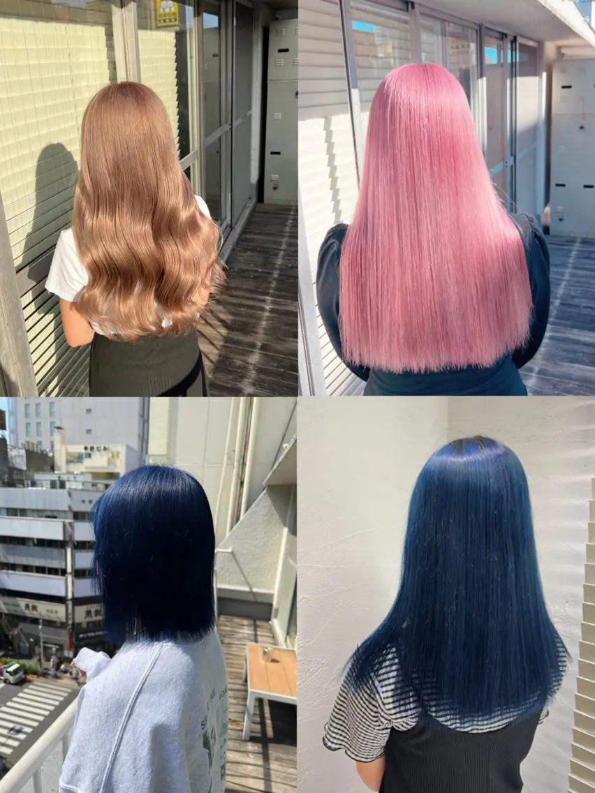 ロング カラー ダブルカラー ブリーチ/髪質改善 店長　板垣智大のヘアスタイル