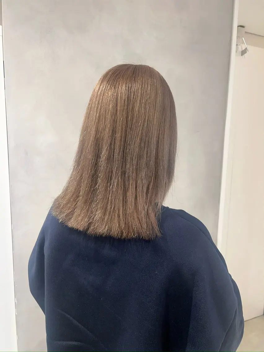 初回限定❕全頭ケアブリーチ+カラー+カット+2stepトリートメント✨️の写真