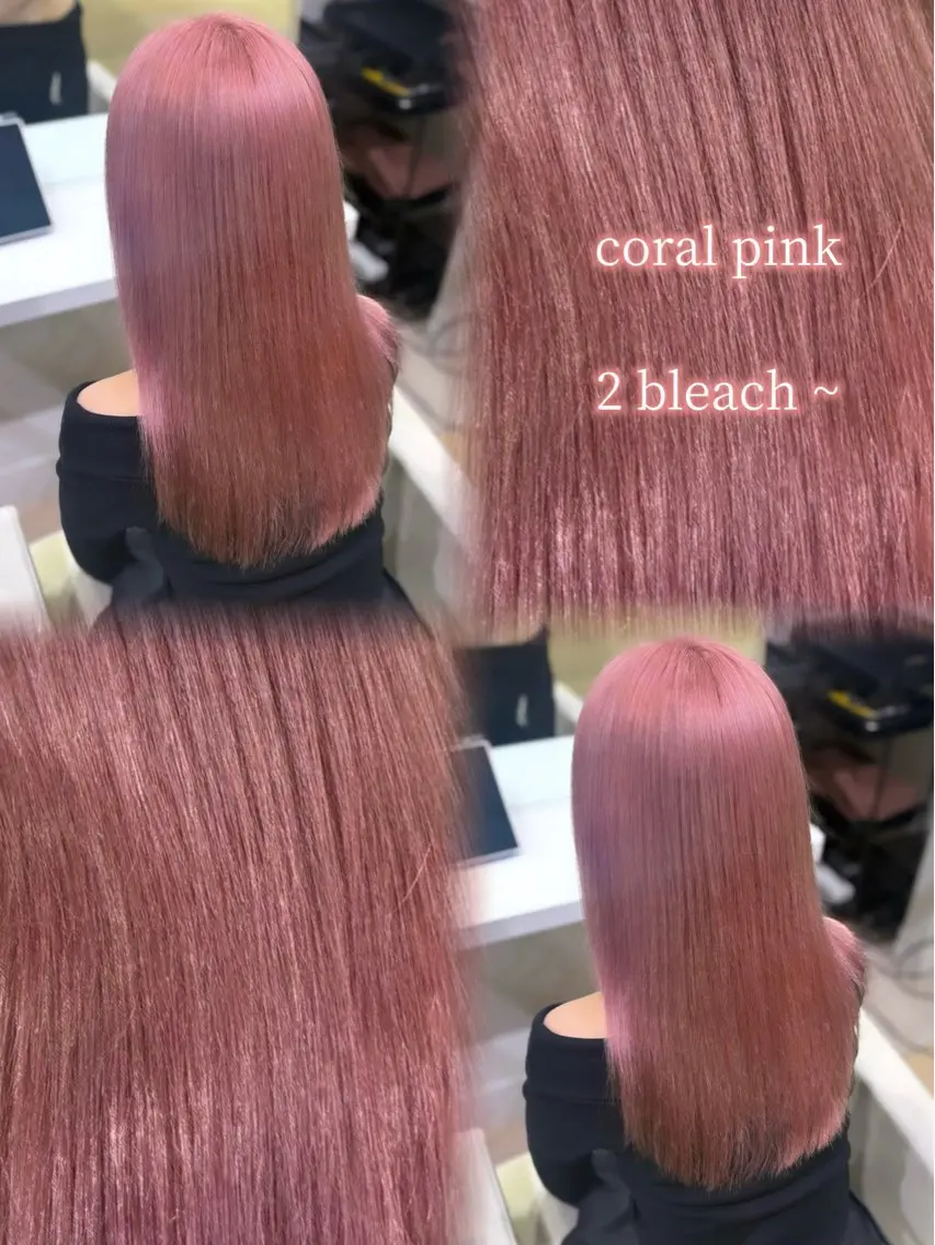 カラー ヘアカラー ハイトーン×推し カラー💫Miyuのヘアスタイル