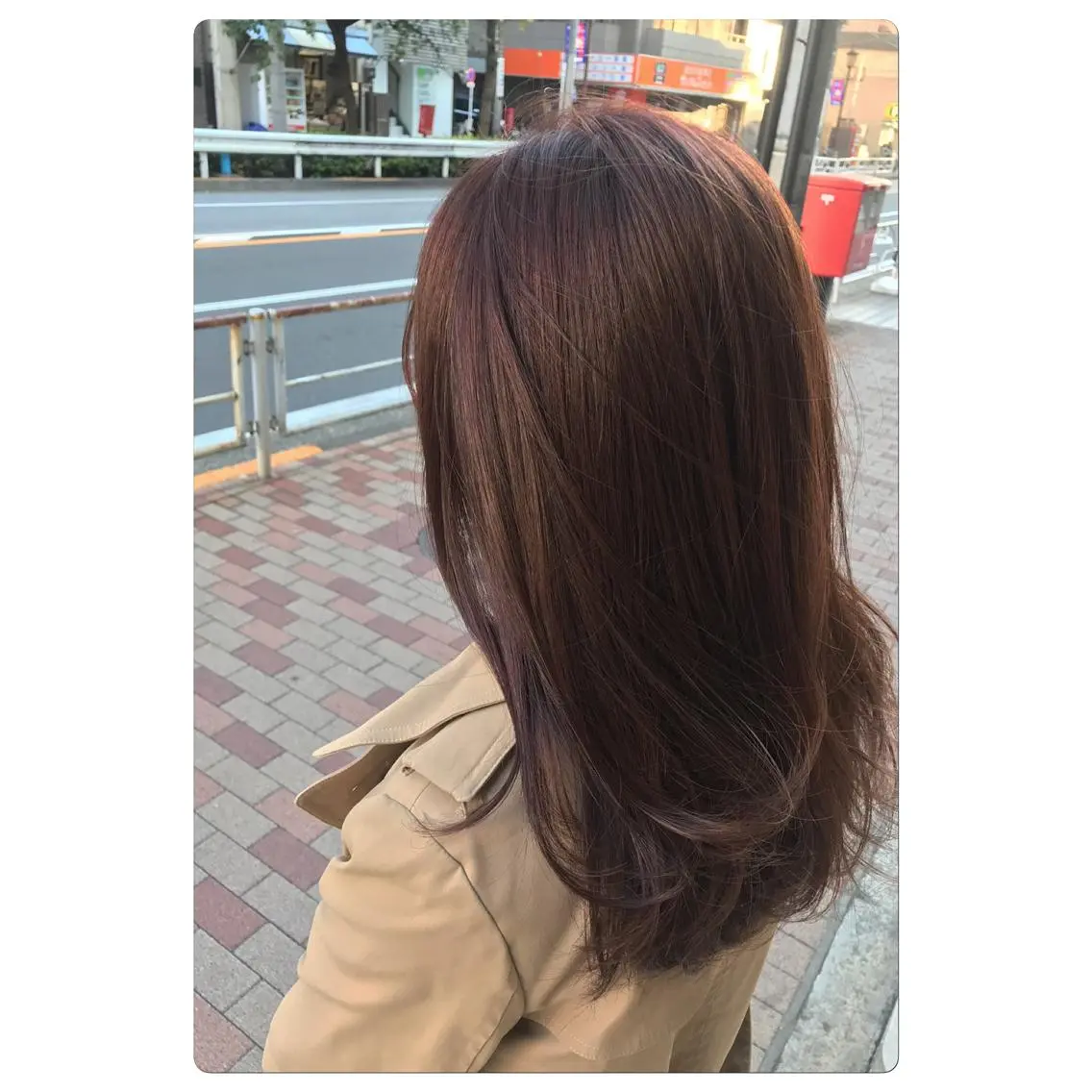 カラー ピンクカラー バイオレットカラー 杉山 憂人のヘアスタイル