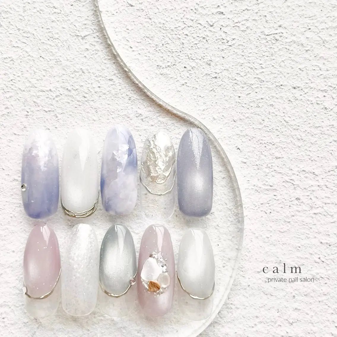 ネイル ハンドネイル calm 〔ｶｰﾑ〕のネイルデザイン