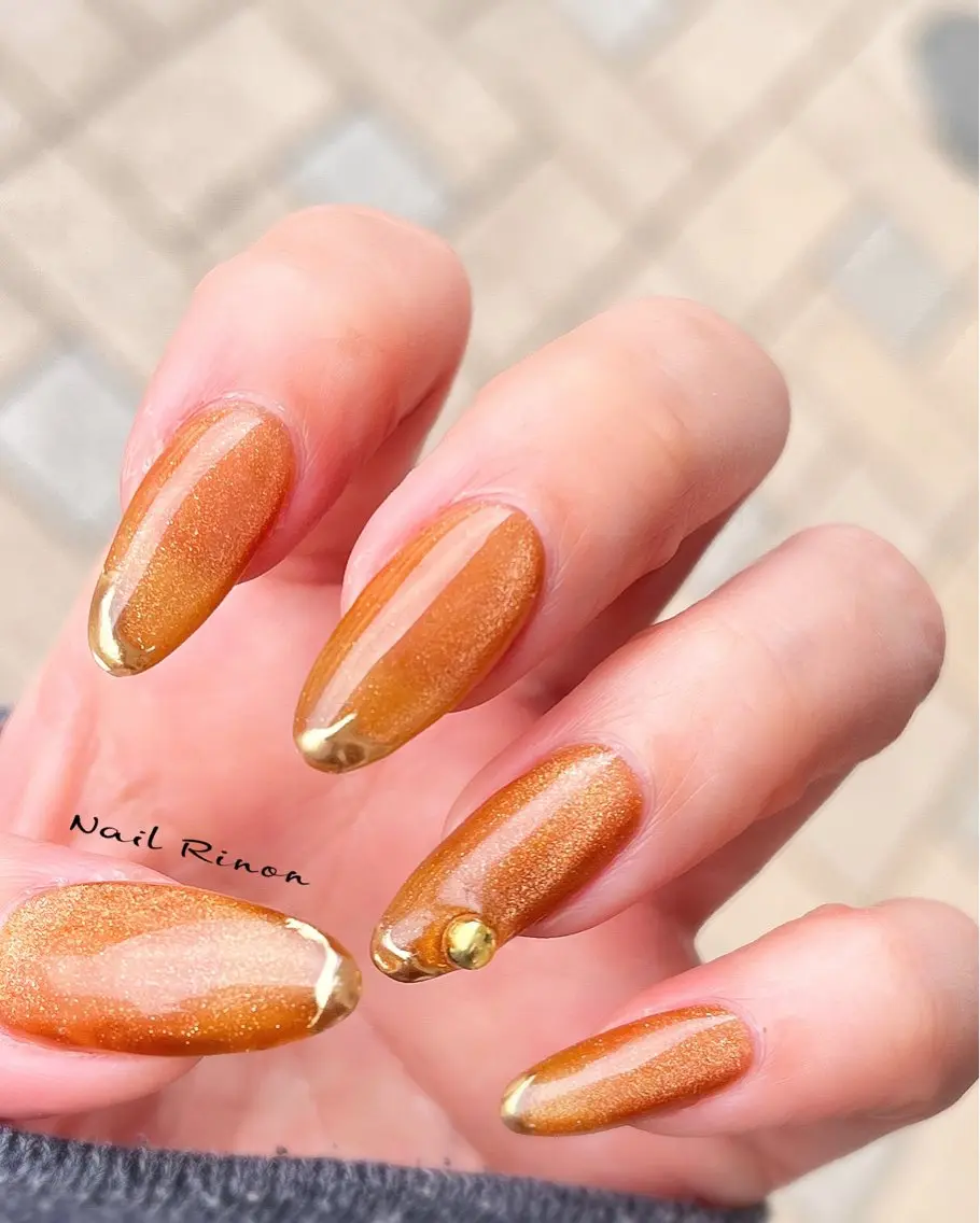 ネイル マグネットネイル ハンドネイル Nail Rinonのネイルデザイン
