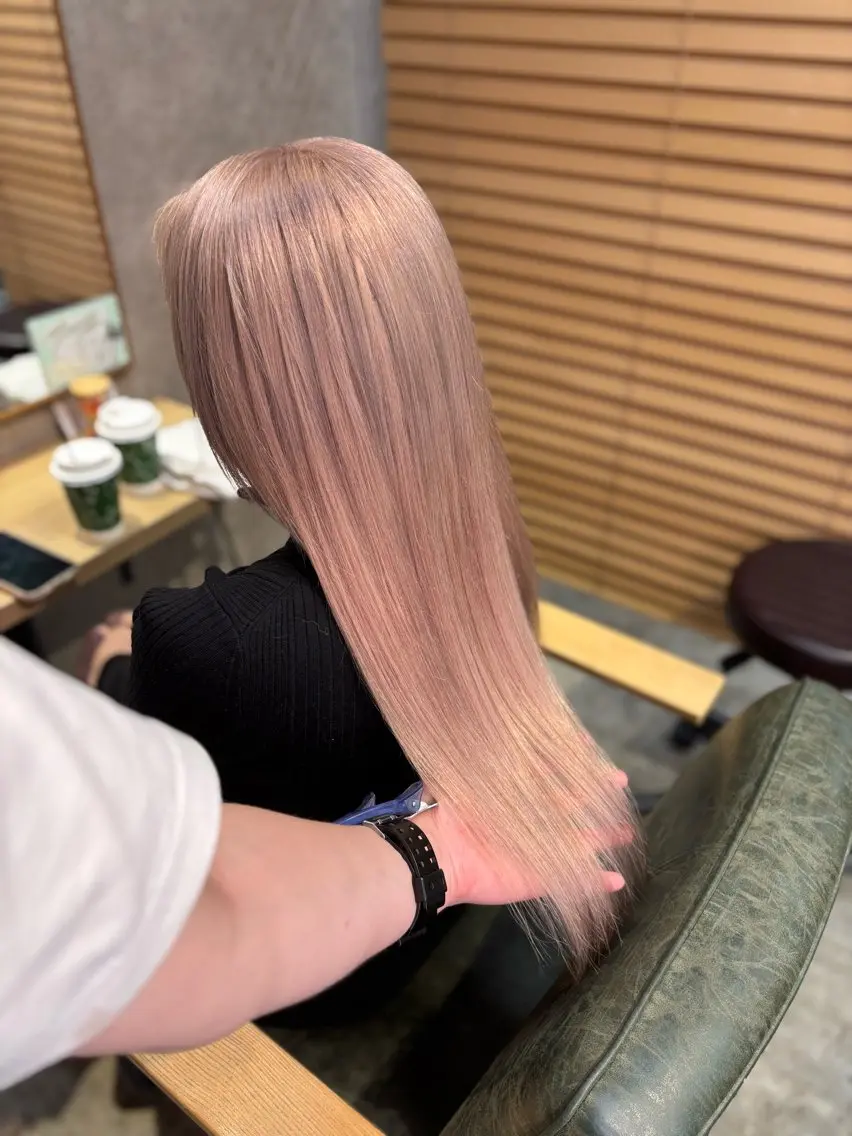 ロング エクステ ヘアカラー エクステ 柏プルエクNo.1 🔆/松坂大輝のヘアスタイル