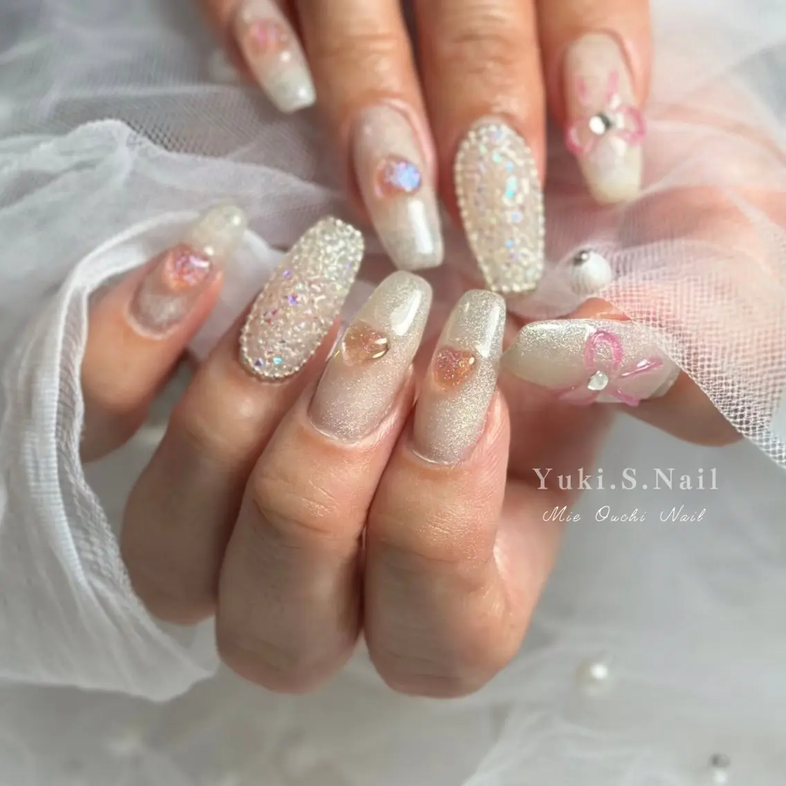 ロング ハンドネイル Yuki S.Nailのネイルデザイン
