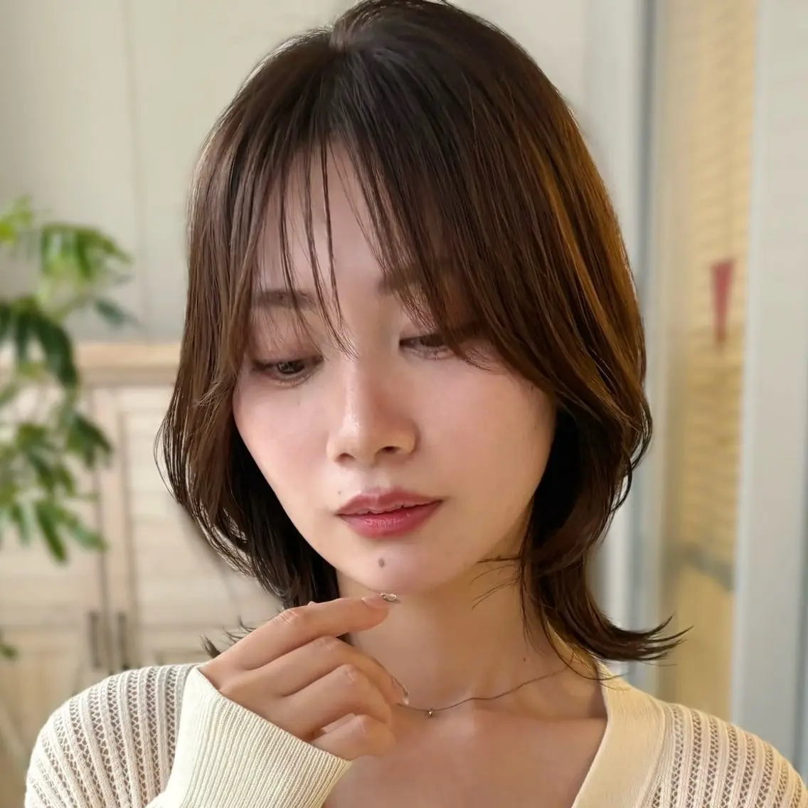 カラー ヘアカラー 塚原 怜音のヘアスタイル