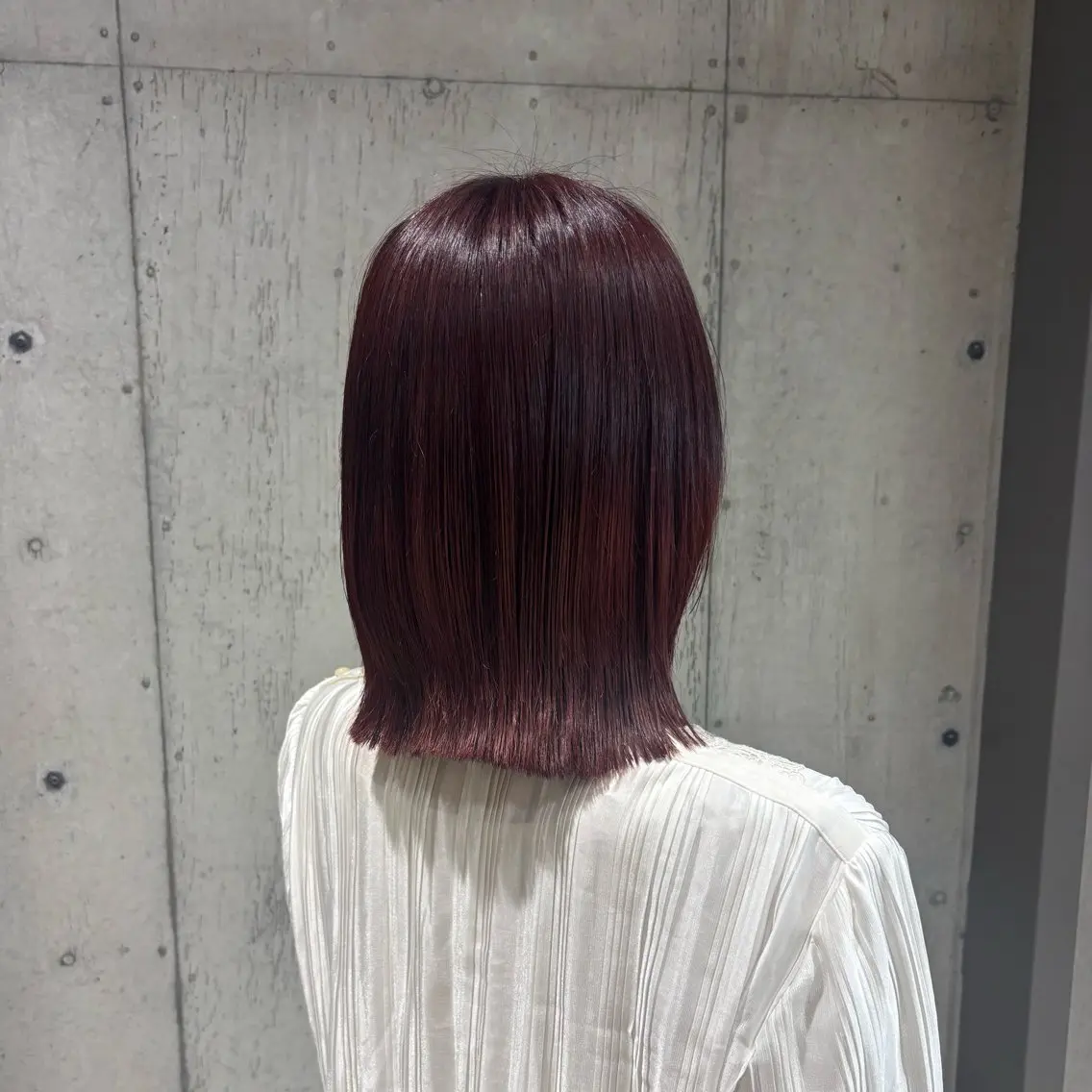 ミディアム カラー ヘアカラー トリートメント 透明感ダブルカラー ×レイヤー🌝ﾘｵのヘアスタイル
