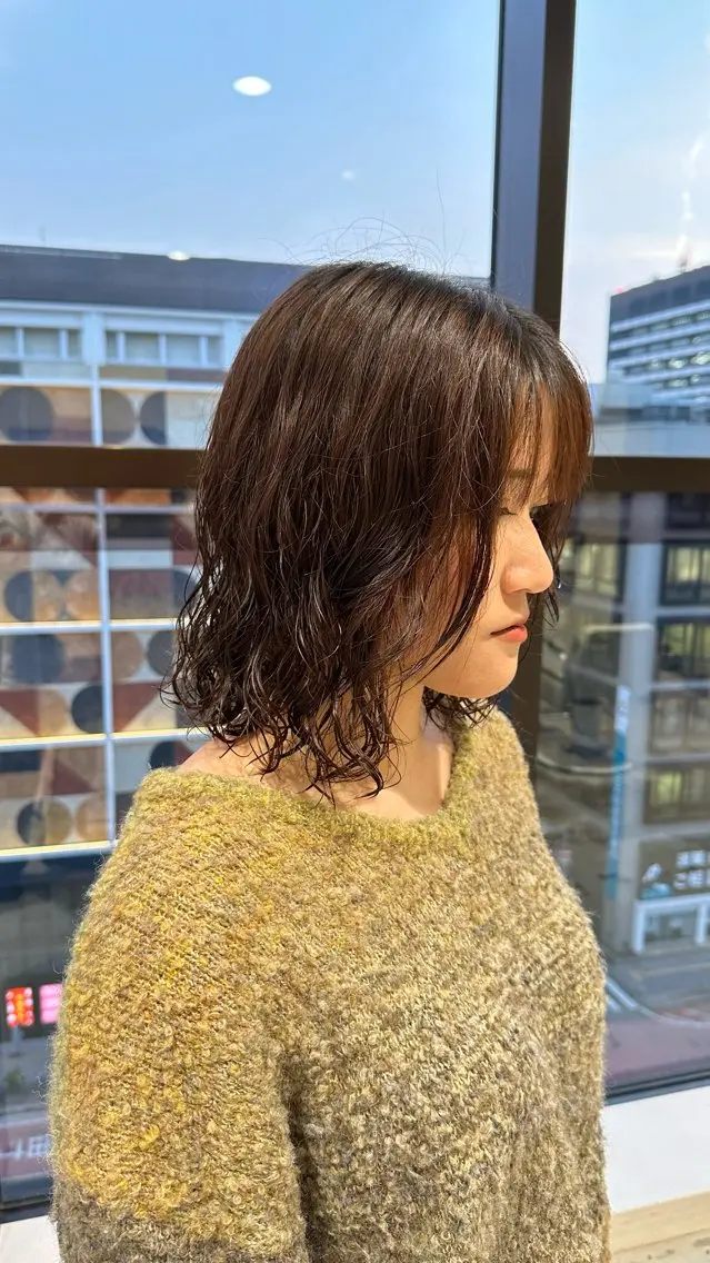 パーマ パーマ 山口 歩美佳のヘアスタイル