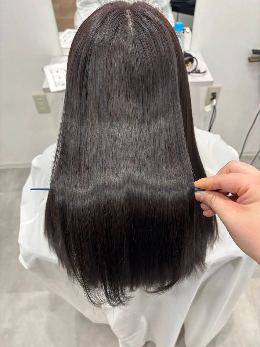 ロング カラー 透明感カラー カット ヘアカラー トリートメント ヘッドスパ 髪質改善/透明感 カラー/内藤有須加のヘアスタイル