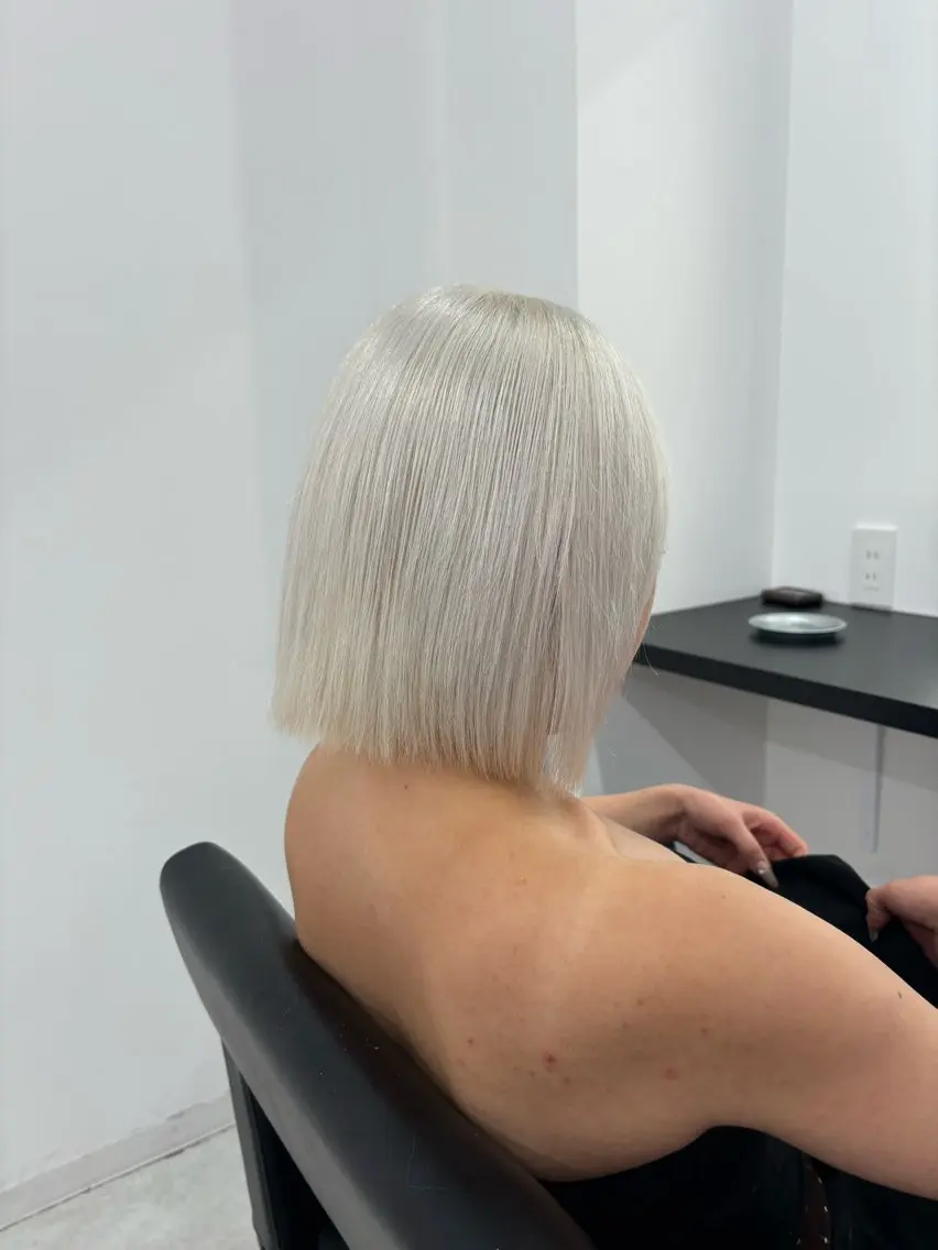 ミディアム ブリーチカラー💖 rukaのヘアスタイル