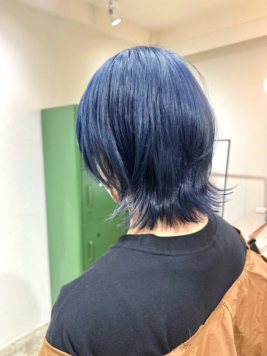 ミディアム Sabby氏川洸希 パーマのヘアスタイル
