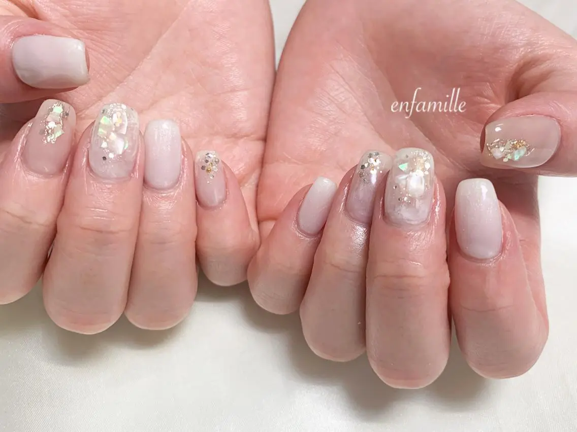 ネイル ハンドネイル nail salon en familleのネイルデザイン