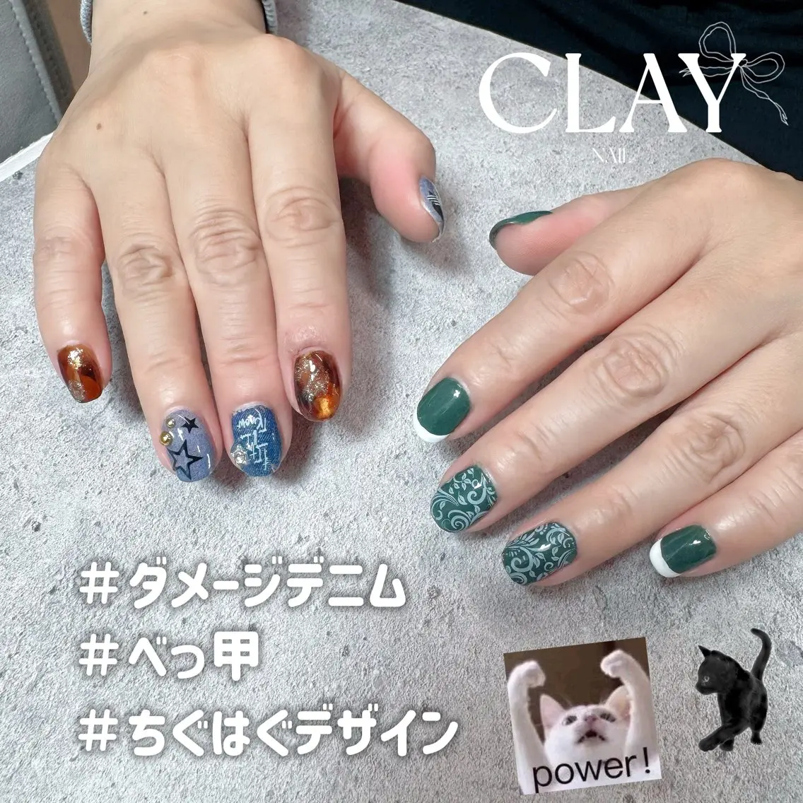 ネイル ハンドネイル CLAY新小岩Eye Nail【Airi】のマツエク・マツパデザイン