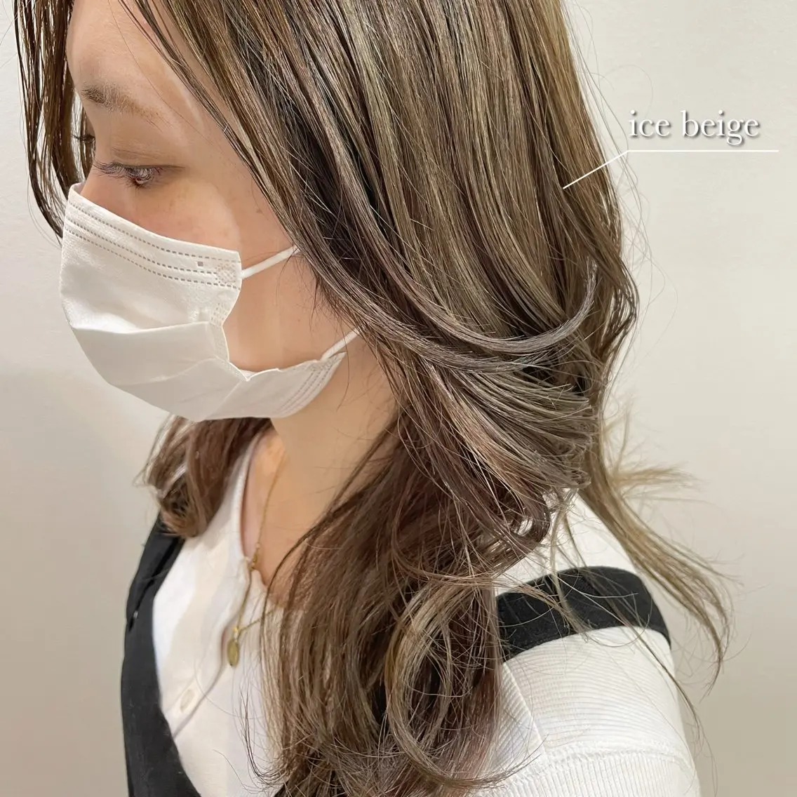 ロング カラー カット ヘアカラー トリートメント 美髪矯正/ベージュ カラー🧸綾里のヘアスタイル