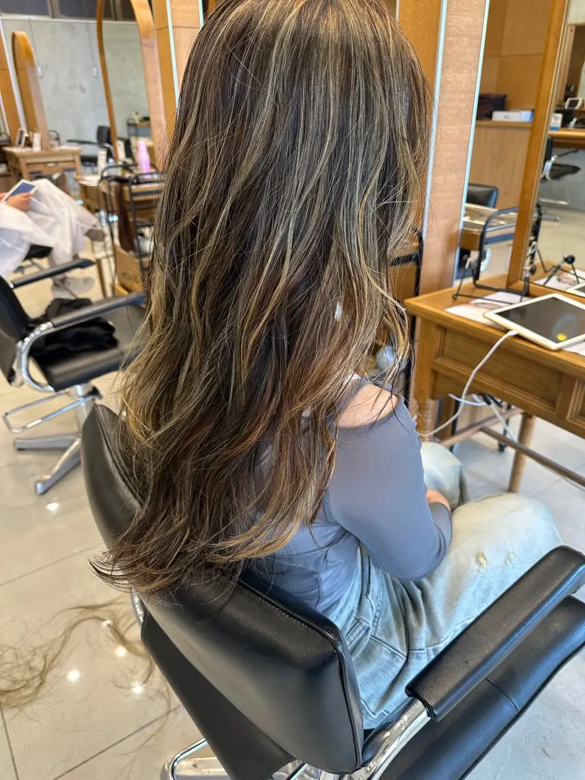 ロング ヘアカラー トリートメント IROWどうもん店/ コウタ/スタイリストのヘアスタイル
