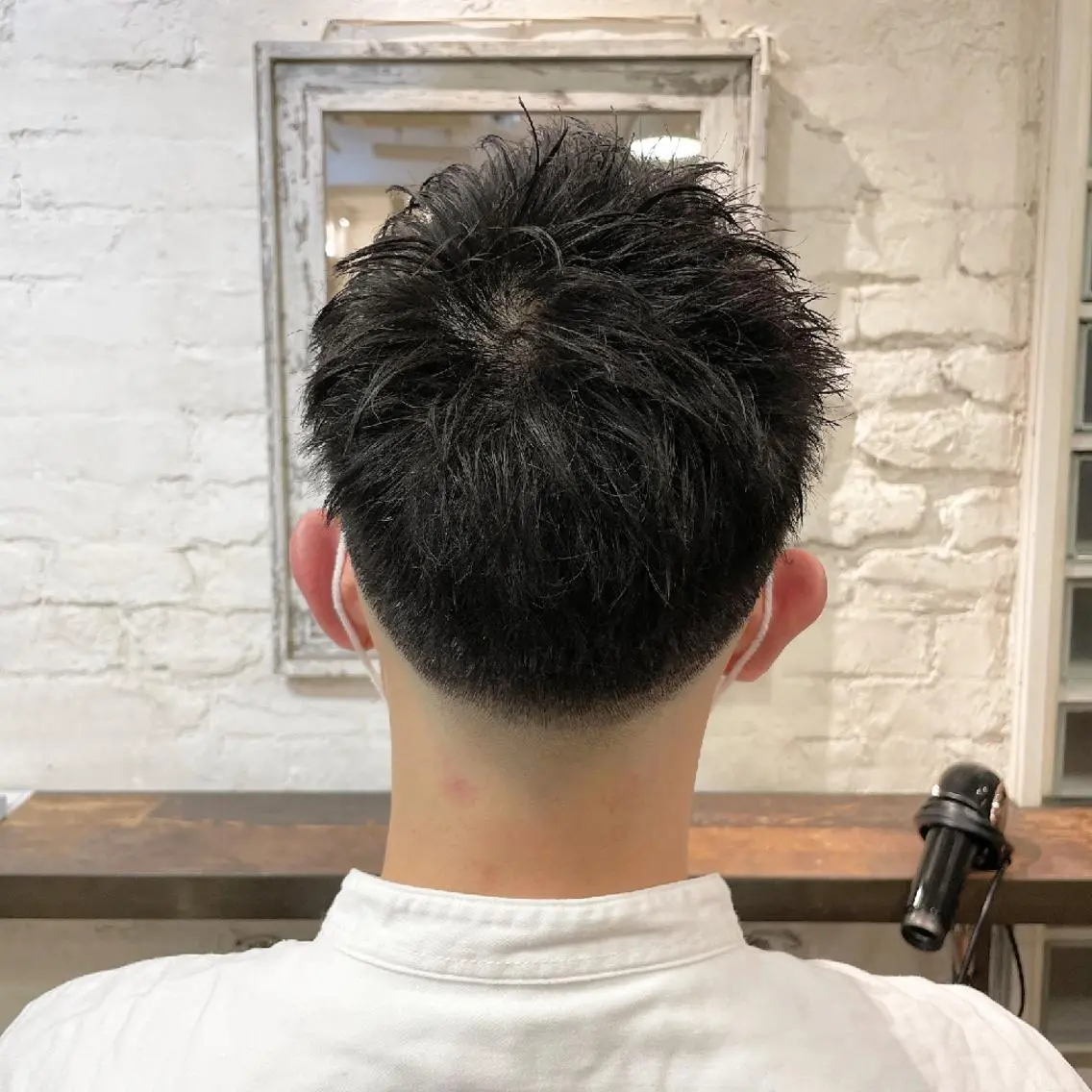 ショート メンズ カット メンズ/フェード/ バーバー/盛山大地のヘアスタイル