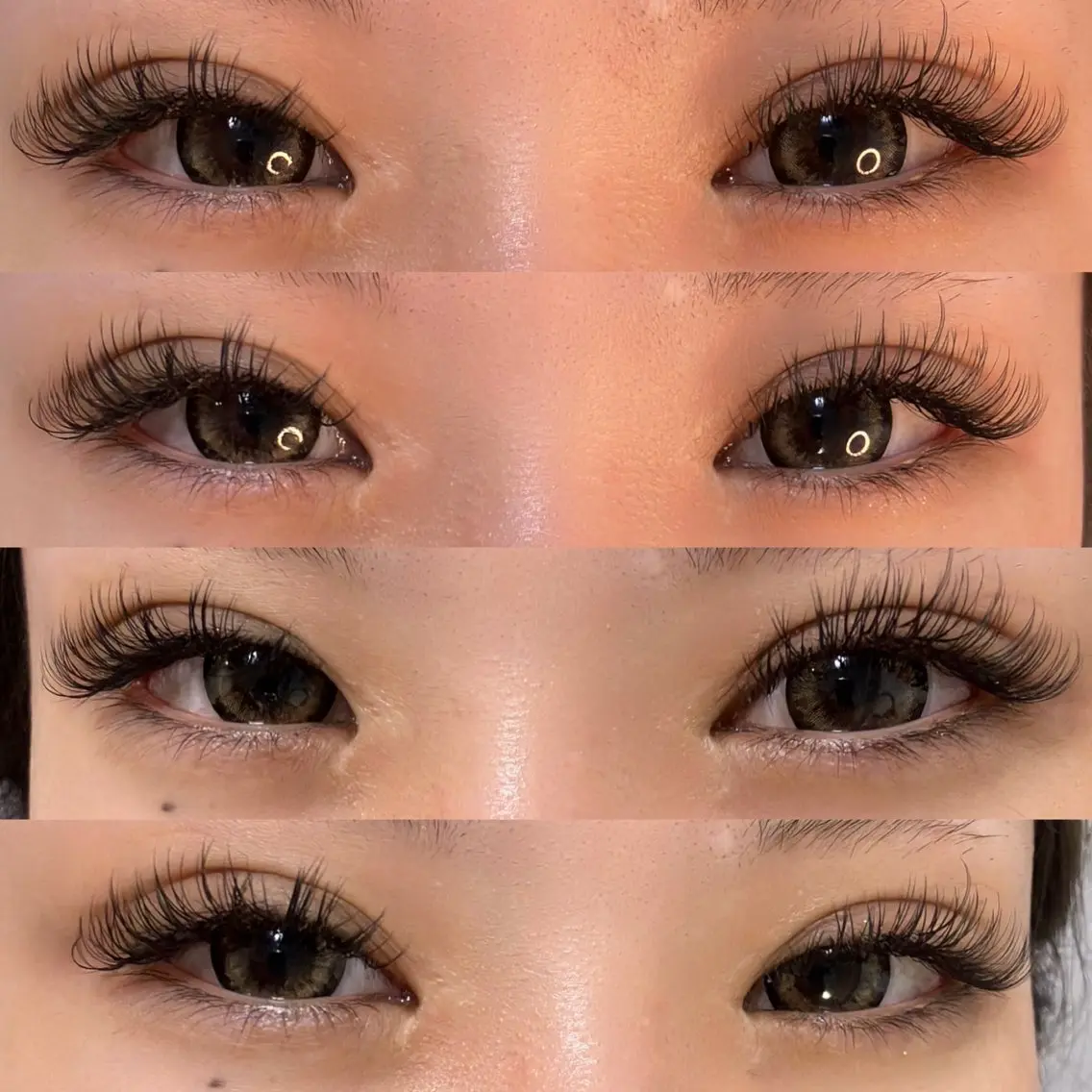 マツエク・マツパ 付け放題 フラットラッシュ linda lashesのマツエク・マツパデザイン