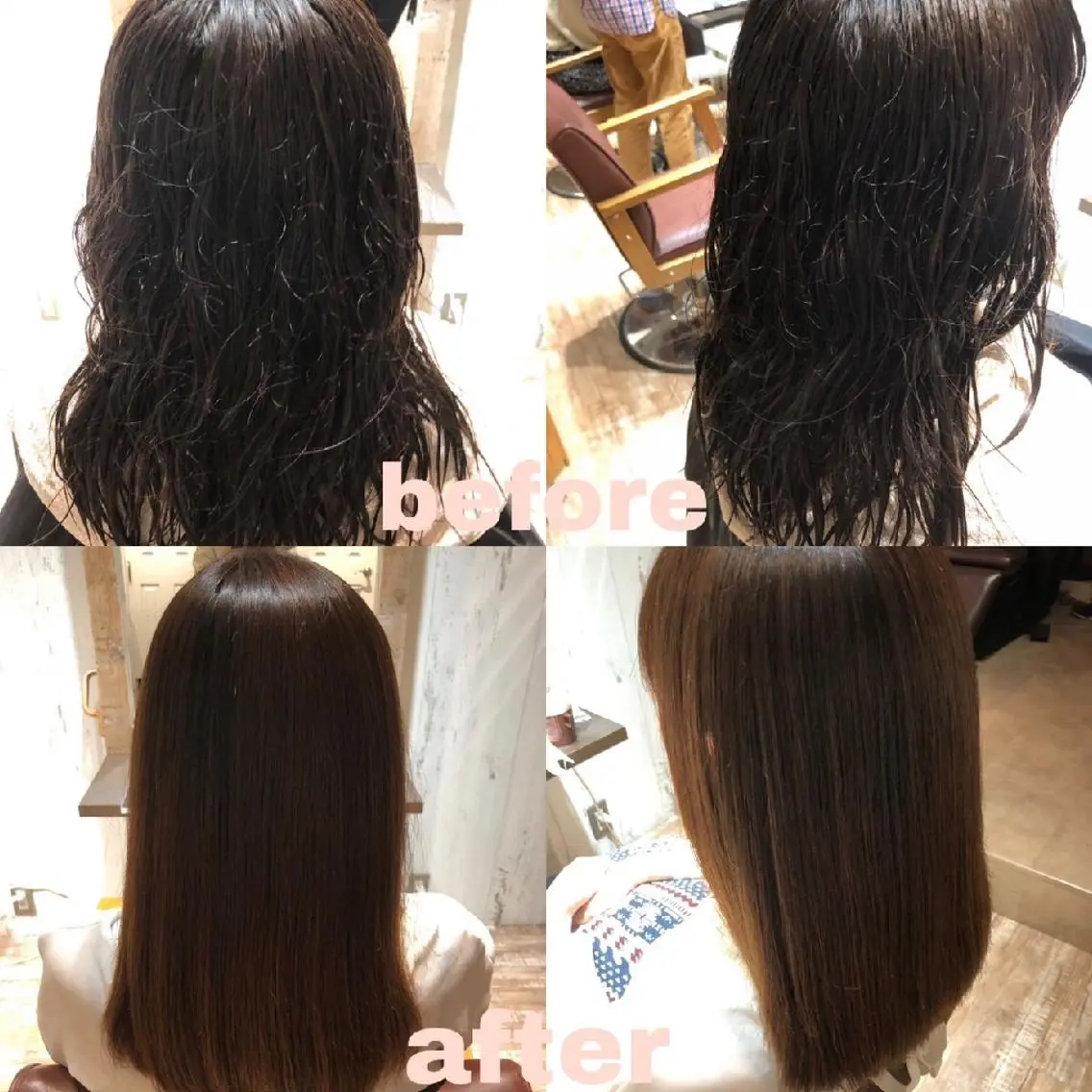 セミロング 縮毛矯正 【Annie】古賀  将のヘアスタイル