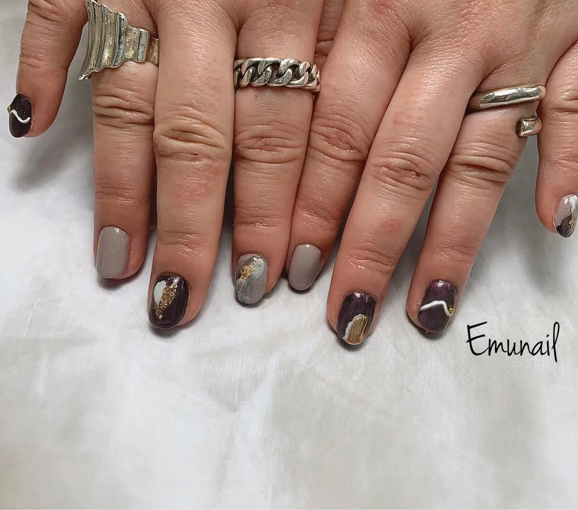 ネイル ハンドネイル Emu Nailのネイルデザイン