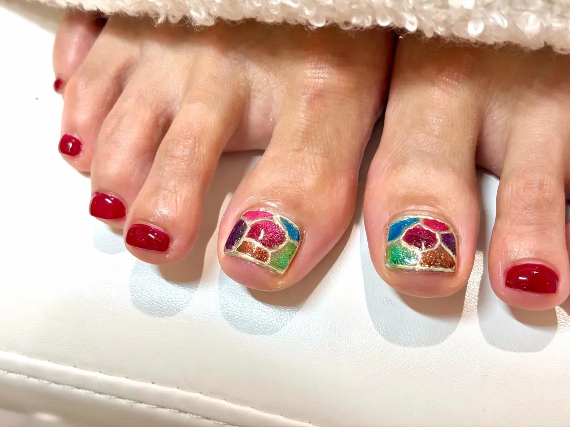 ネイル アートネイル フットネイル Nailed it! Akaneセンター北のネイルデザイン