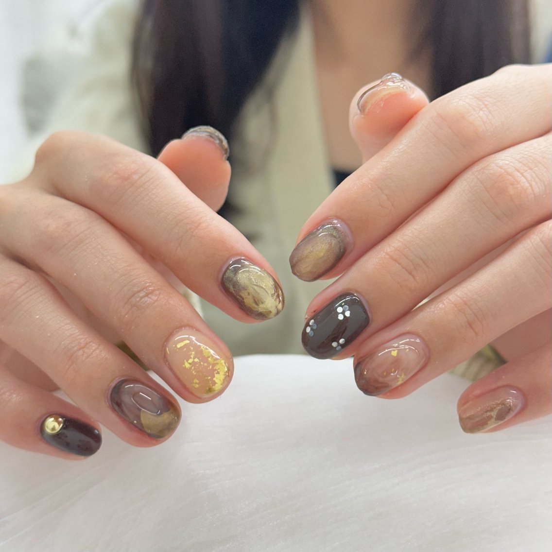 ネイル ハンドネイル Suna 🐚のネイルデザイン