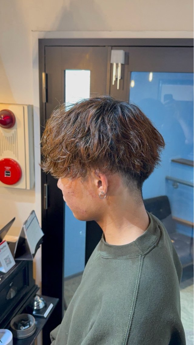 パーマ カット パーマ カットモデル パーマモデル募集中のヘアスタイル
