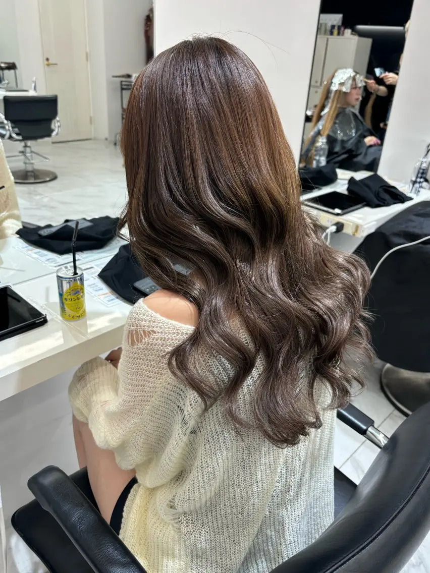 ロング シールエクステ エクステ 🩶大人韓国ヘア 渋谷/Satsukiのヘアスタイル