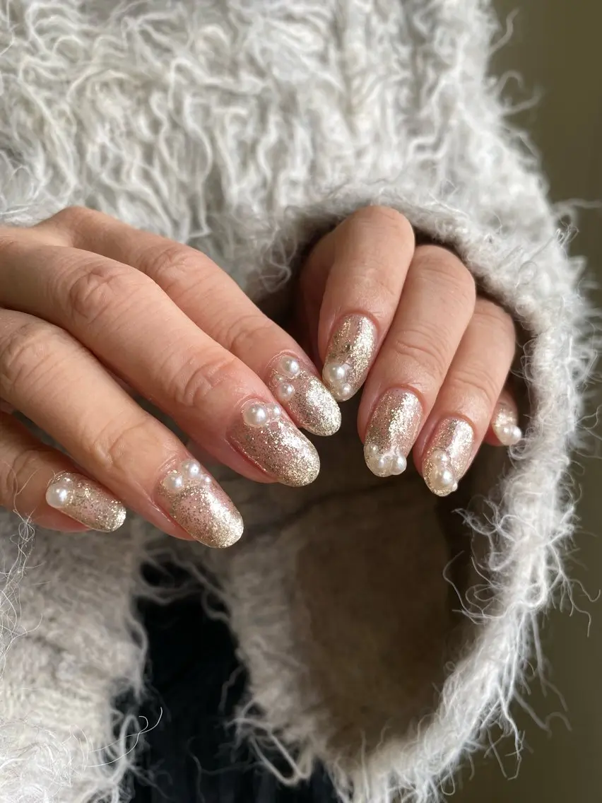 ネイル 成人式 フラッシュネイル フレンチネイル ジェルネイル マグネットネイル ハンドネイル 草加ニュアンスネイル 🌚hersのネイルデザイン