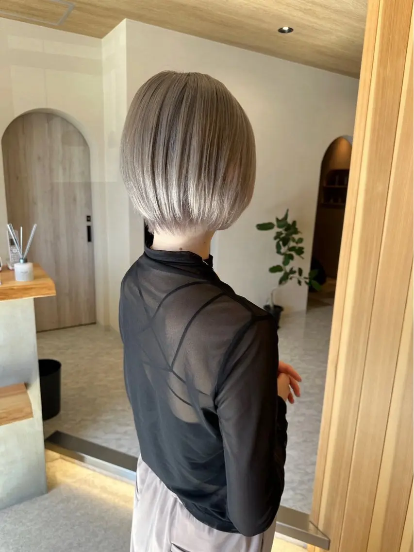Wカラー⭐️（ケアブリーチ込み）＋バイカルテトリートメント🎀の写真