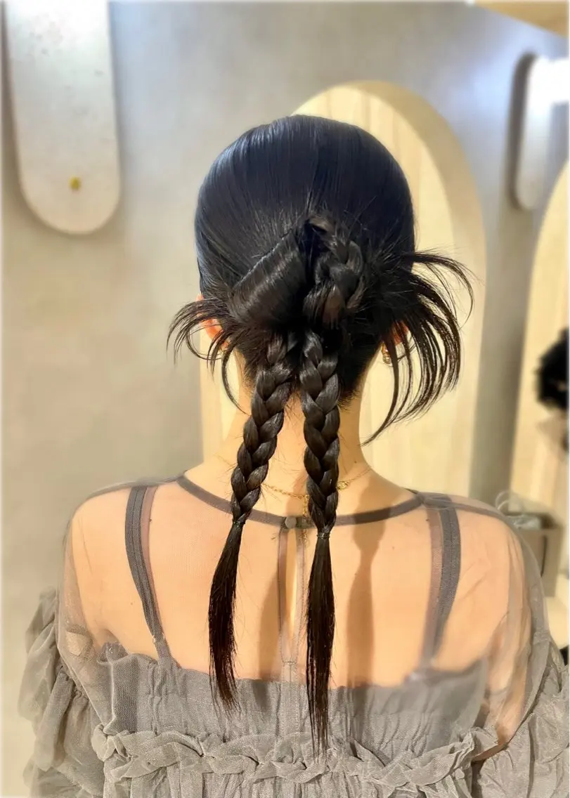 🌷【当日限定🌟平日11時〜15時まで】通常ヘアセットの写真