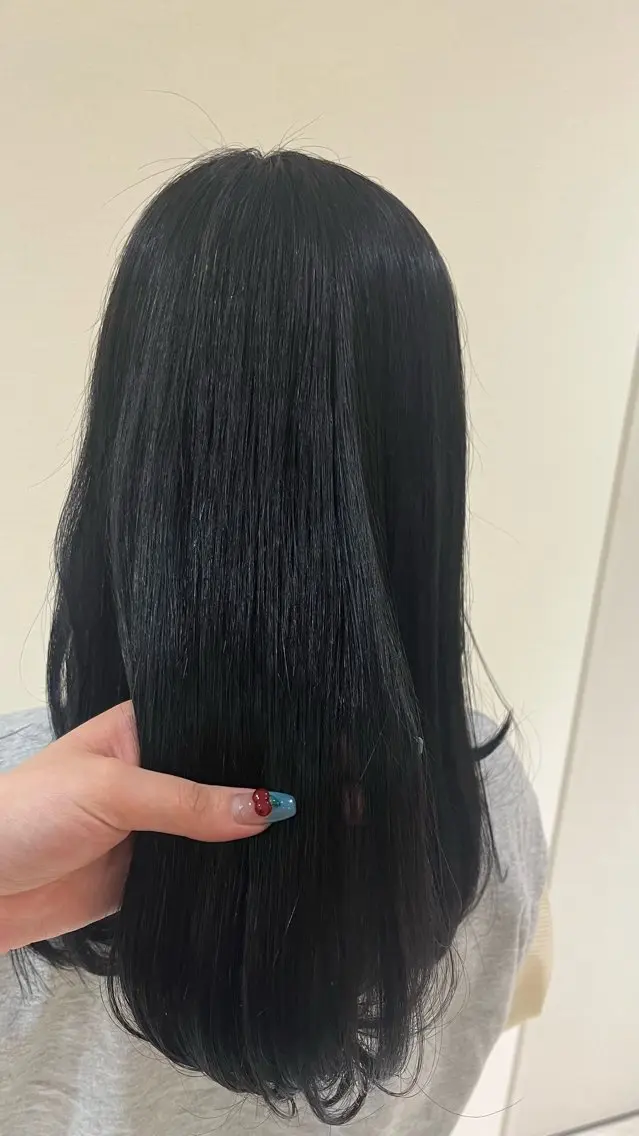 白髪も染まるファッションカラーの写真