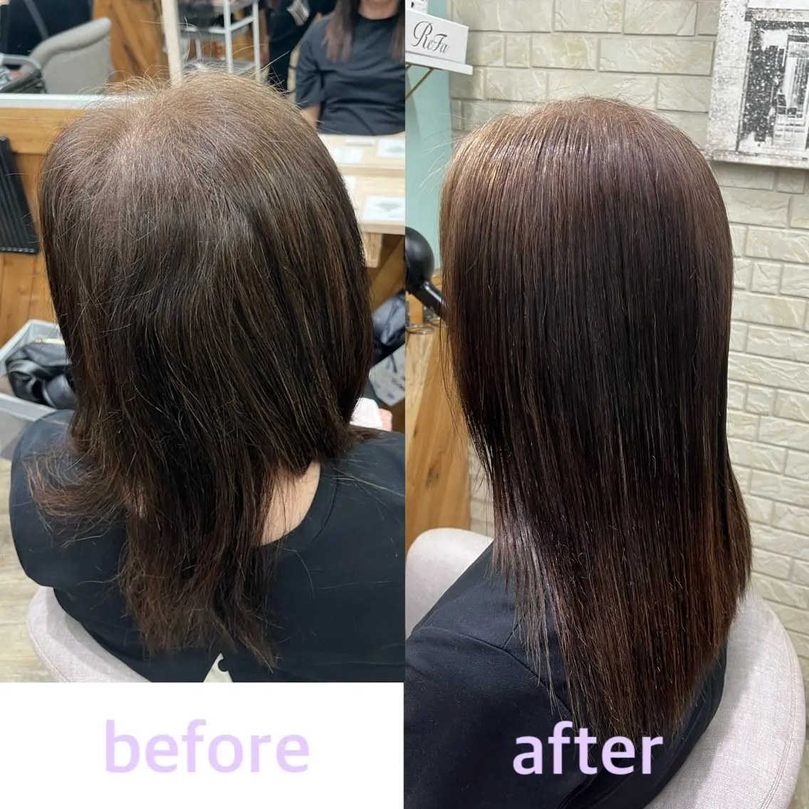 ロング 河村 怜奈のヘアスタイル