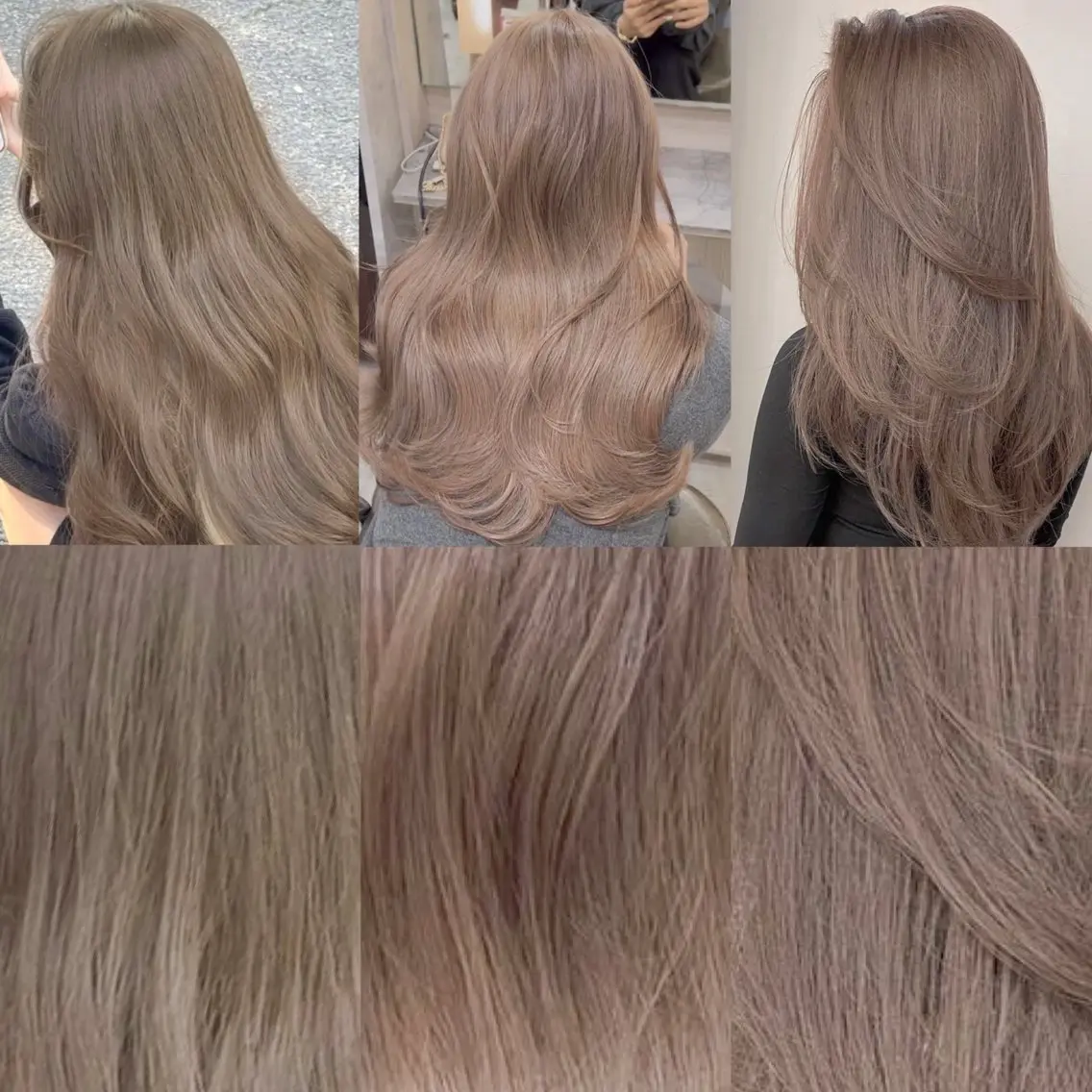 ロング カラー ヘアカラー トリートメント 艶ハイトーン‪‪🔆 ️️️安座間 希のヘアスタイル