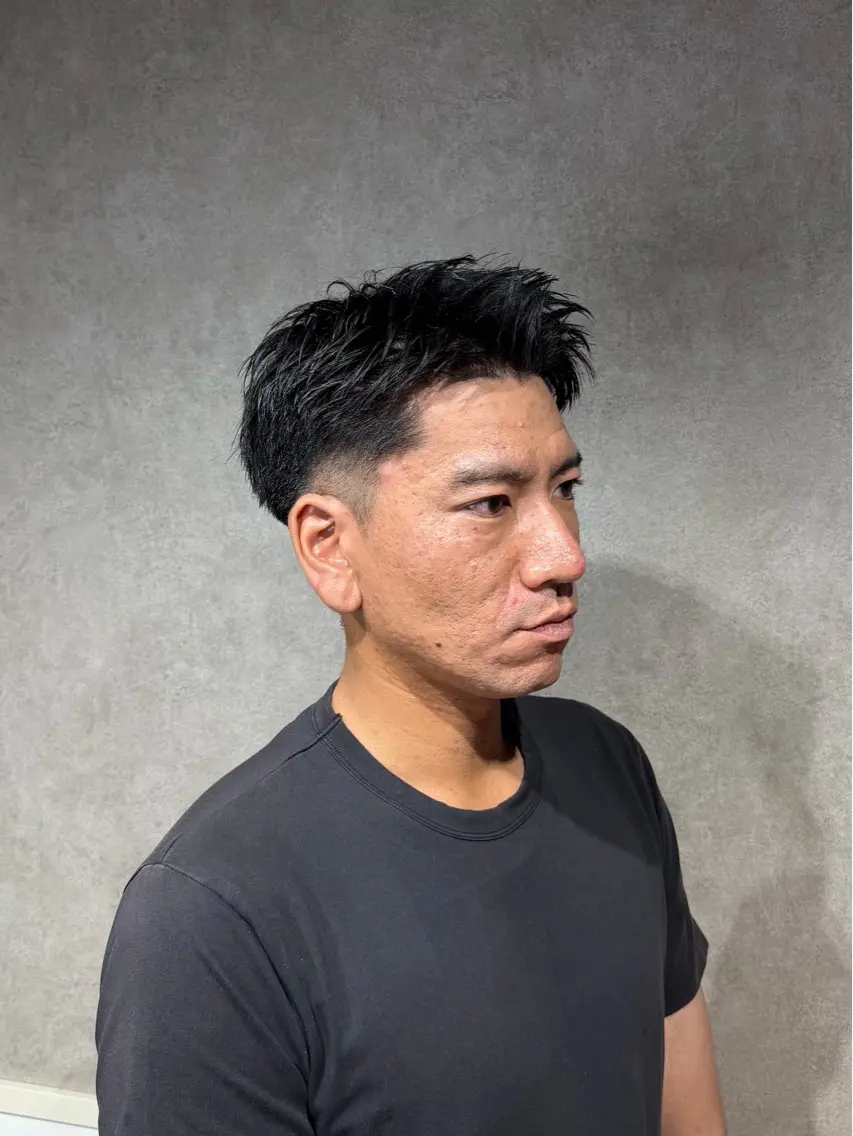 ショート メンズ ビジネス メンズショート スパイキーショート 刈り上げ ショートヘア 工藤一樹/新潟駅南 美容室/メンズカットのヘアスタイル