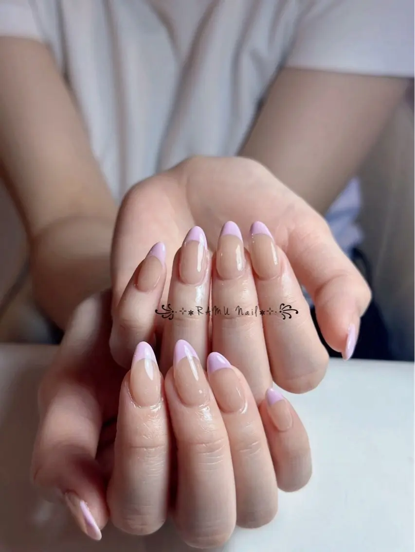 ネイル キラキラネイル マグネットネイル ミラーネイル ピンク 春ネイル ハンドネイル RAMU Nail 恵比寿店のネイルデザイン