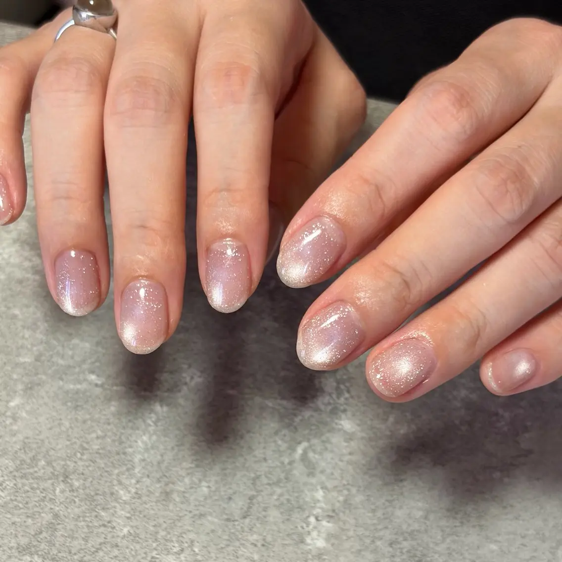 ネイル フラッシュネイル フラッシュマグ ハンドネイル Sun Brown Mireiのネイルデザイン