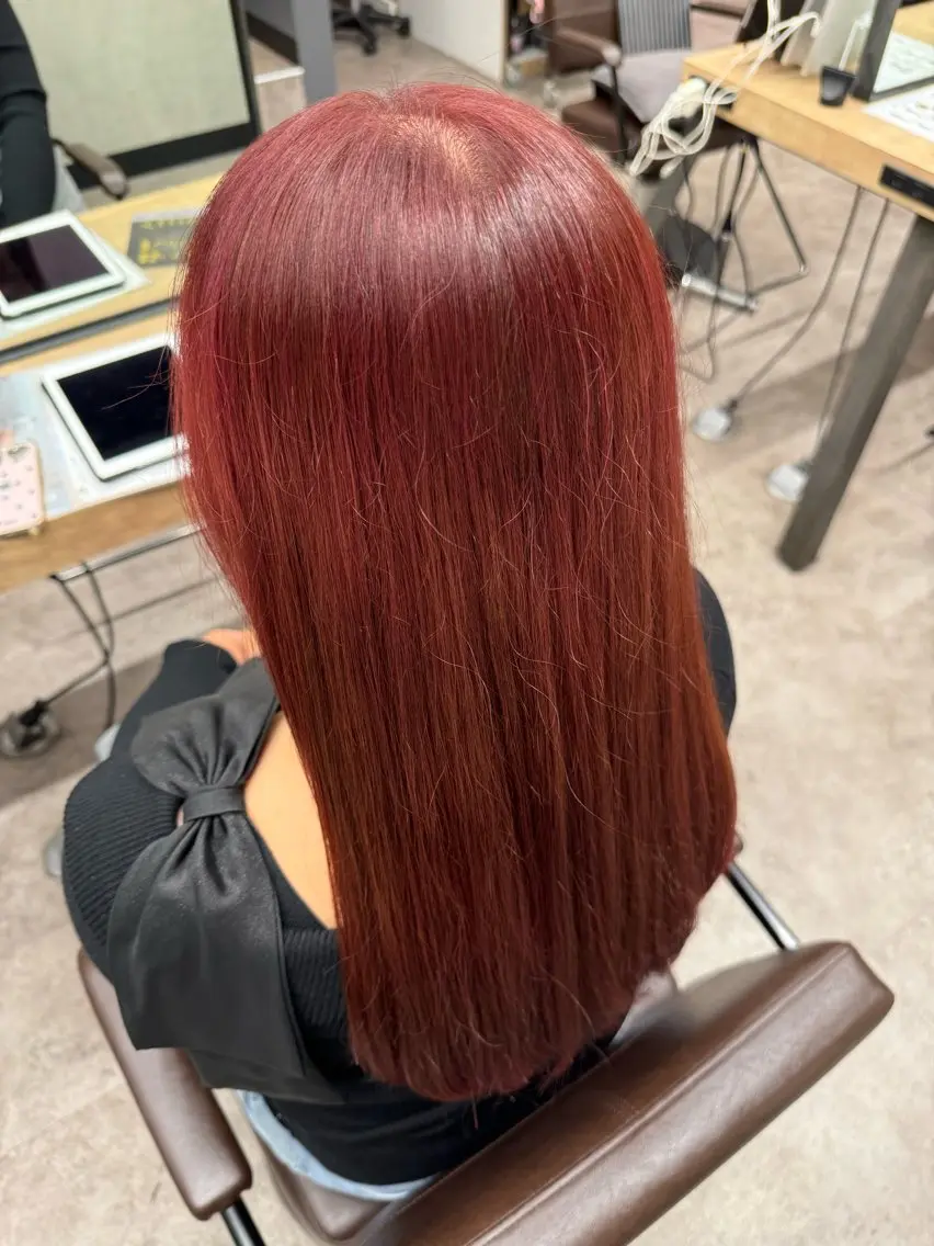 ロング ヘアアレンジ ヘアカラー トリートメント 💫きたはら りおん💫のヘアスタイル