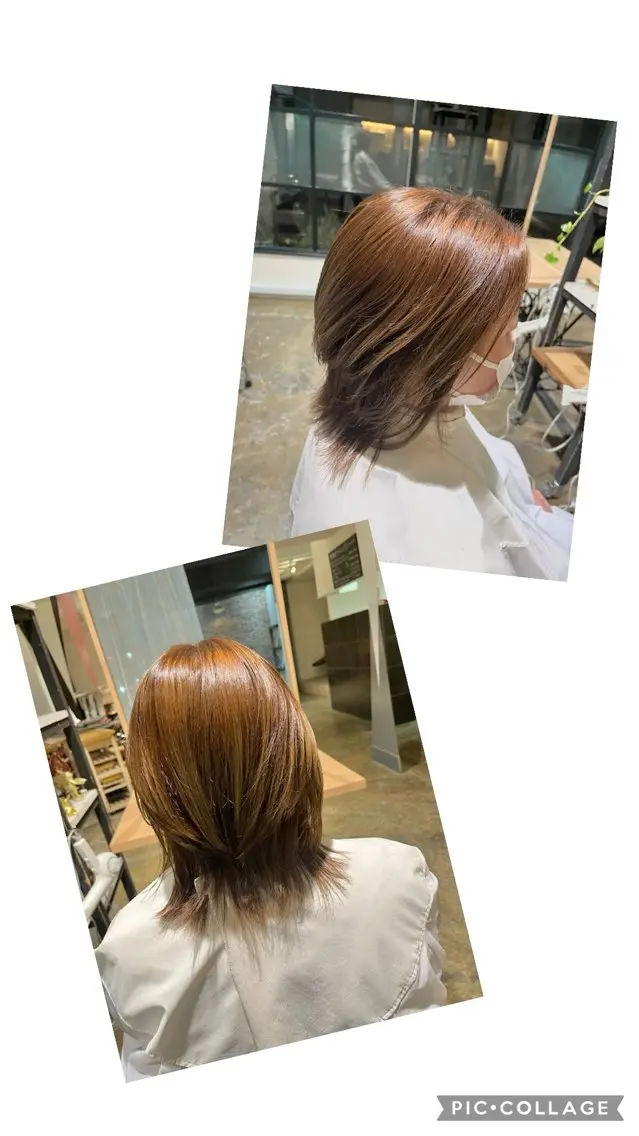ミディアム レイヤーカット 西山 裕子のヘアスタイル