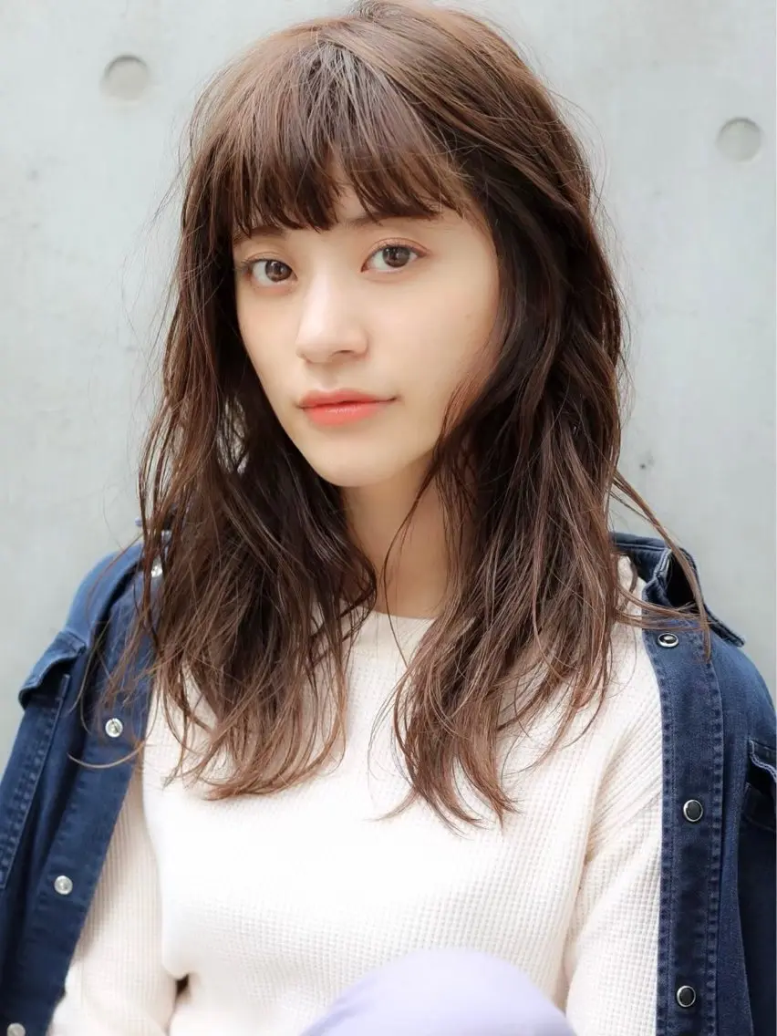 ロング カラー パーマ カット ヘアカラー ANDREY 表参道 ショート×髪質改善のヘアスタイル