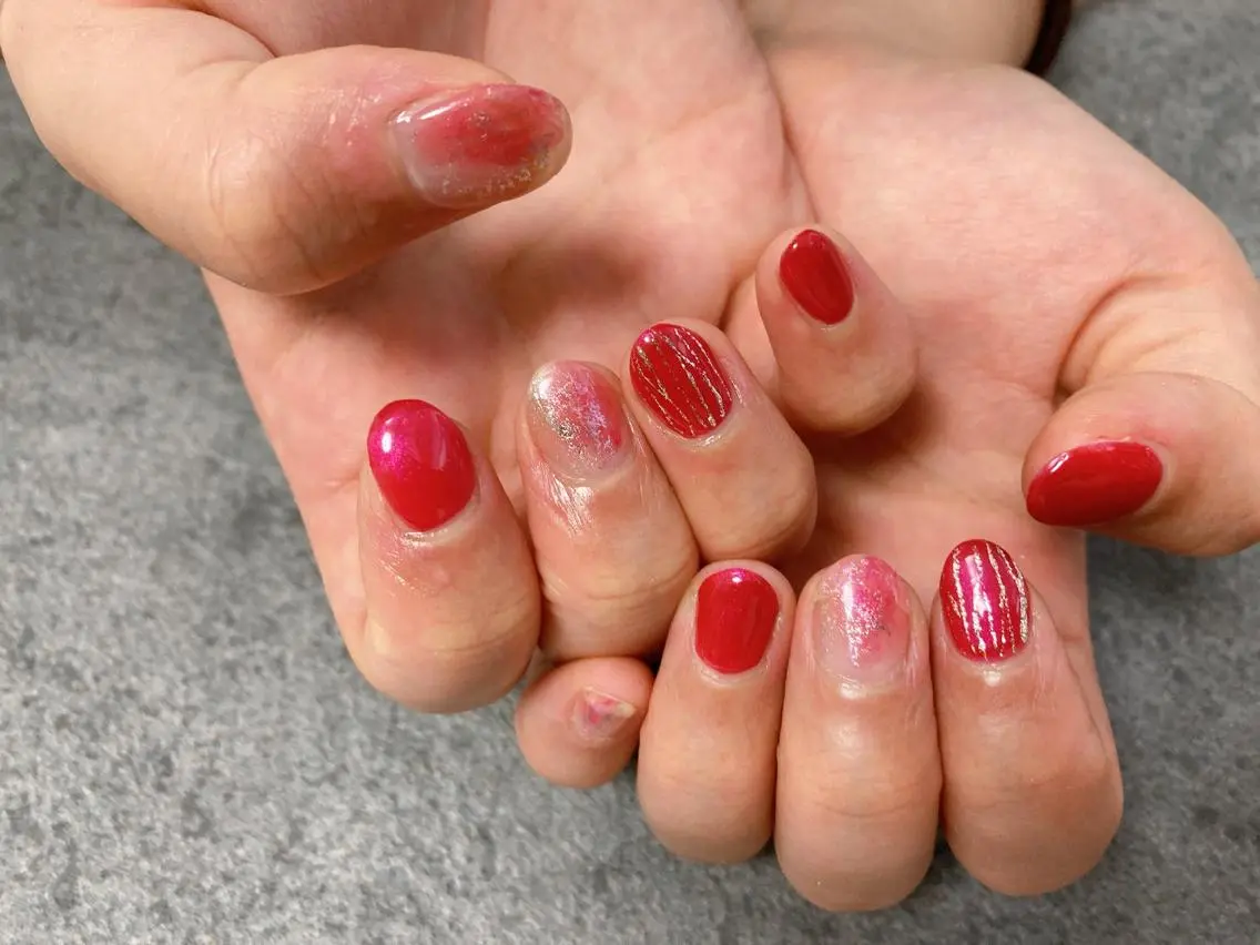 ネイル ハンドネイル mogunail &blowのネイルデザイン