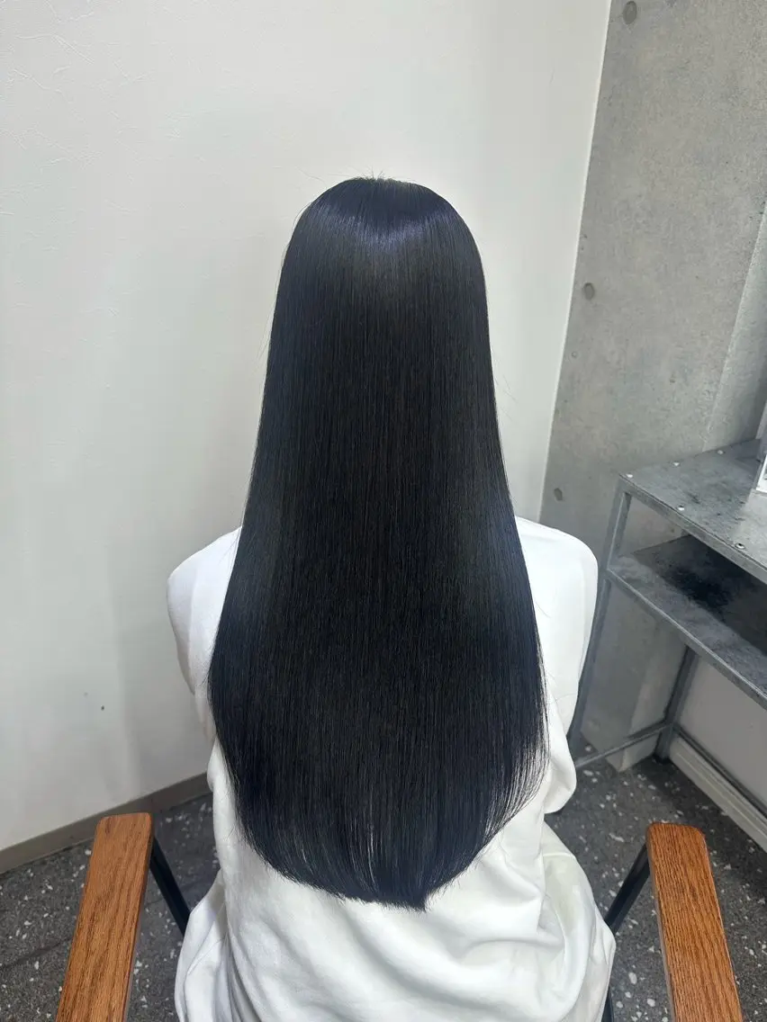 ロング カラー パーマ カット ヘアカラー 縮毛矯正 トリートメント 髪質改善⭐️縮毛矯正 中野⭐️Rinaのヘアスタイル